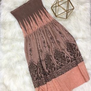 Lapis Strapless Convertible Dress OS